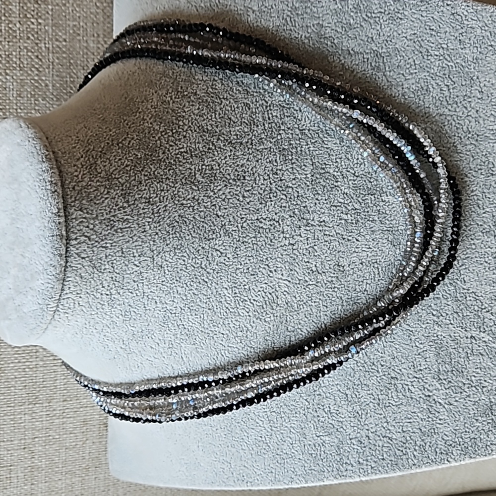 American West Enhancer With Five Strand Necklace, Caroline Pollack